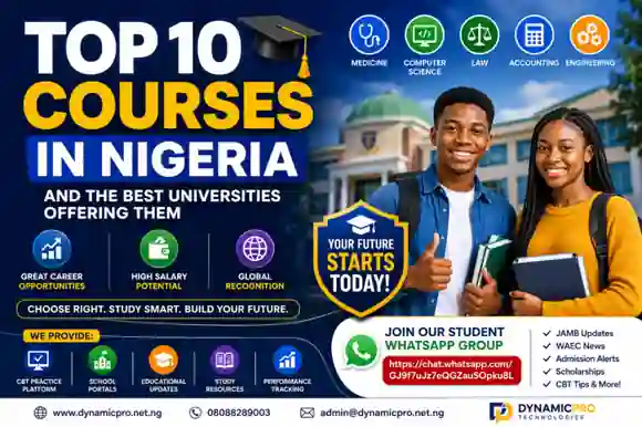 Top 10 courses in nigeria