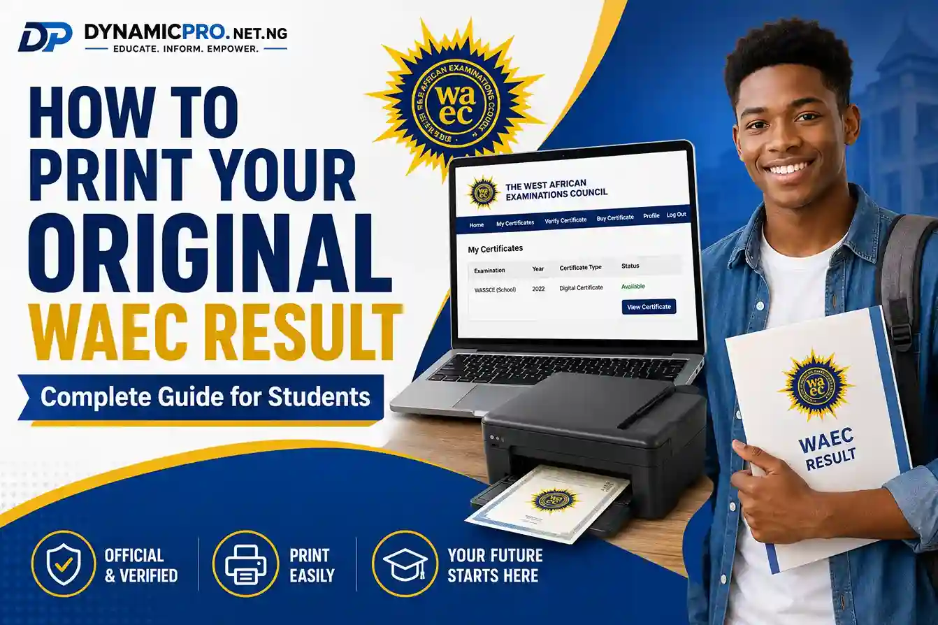 How to Print Original WAEC Result Online